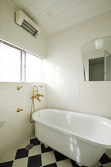 浴室　在来　猫脚バスタブ｜神奈川県藤沢市　戸建てリノベーション