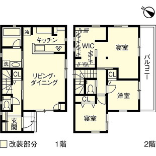 東京都国分寺市新築戸建リフォーム・リノベーション事例｜改修後間取り図