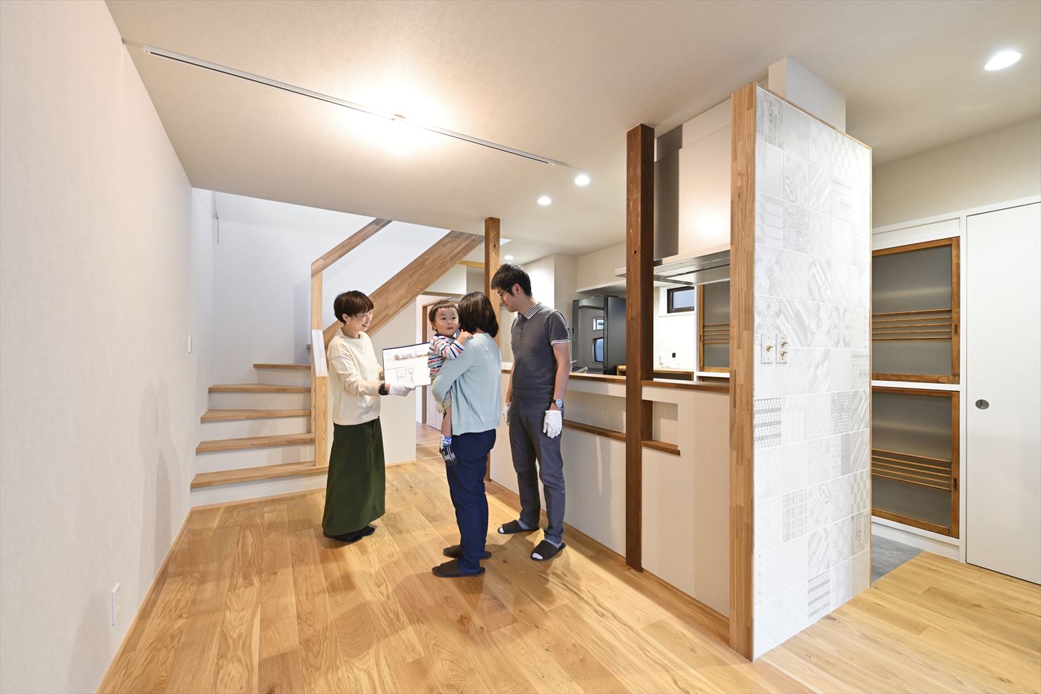 戸建てリノベーション 完成見学会の様子