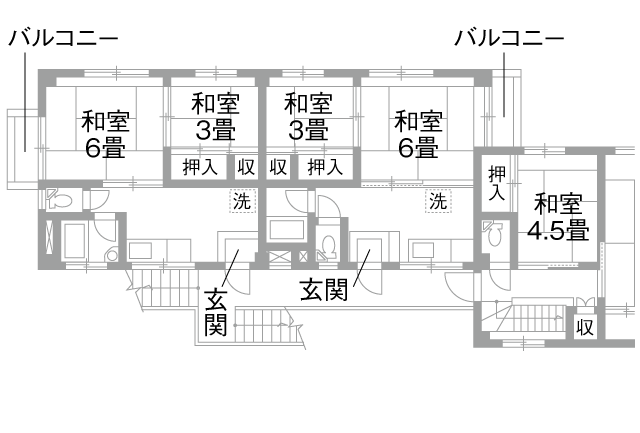 間取り図|Before