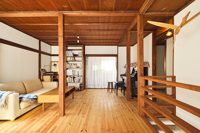 二世帯住宅リフォーム・リノベーションの事例|同居型 2階オープンスペース