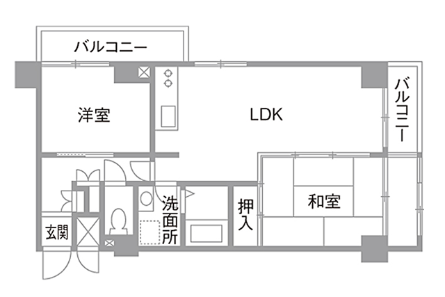 リフォーム・リノベーションの事例｜籠り部屋 間取りビフォアー