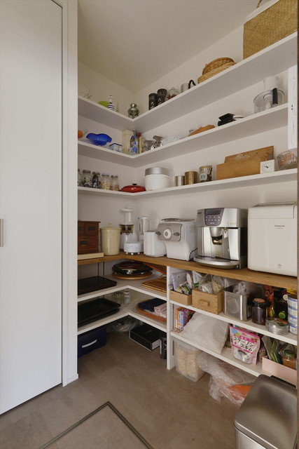 お皿に家電 ストック食材 見せる 隠す キッチン収納 ブログ リフォーム リノベーション 新築ならスタイル工房
