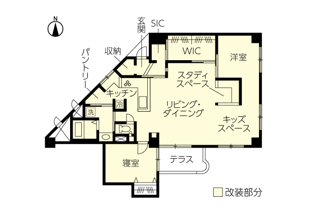 リノベのネタ帳｜築古　ヴィンテージ　間取り図