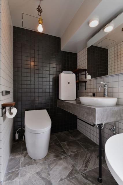 リノベのネタ帳｜サニタリースペース　マンションリノベーション　トイレと洗面スペース