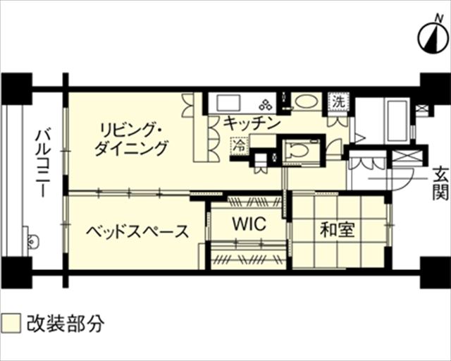 リノベーション施工事例｜ウォークスルークローゼット｜マンションリノベーション