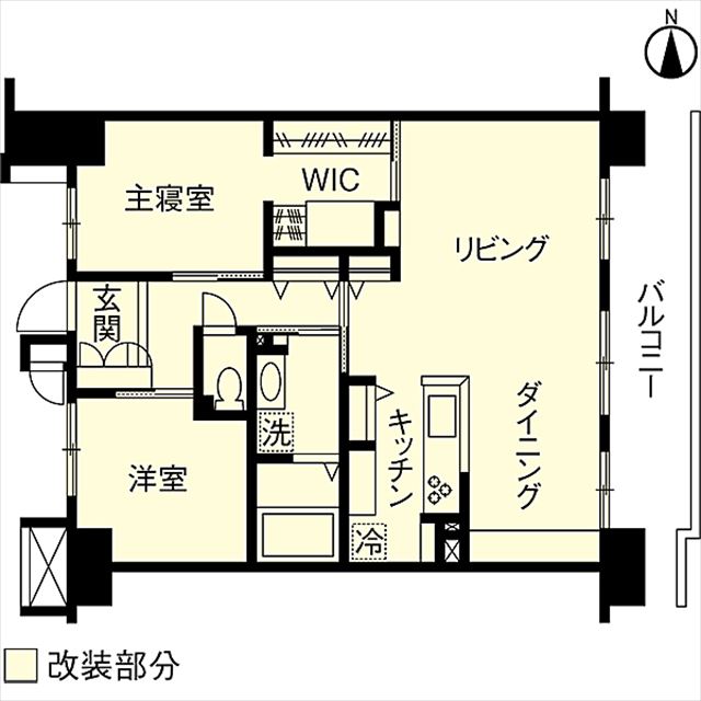 リノベーション施工事例｜ウォークスルークローゼット｜マンションリノベーション