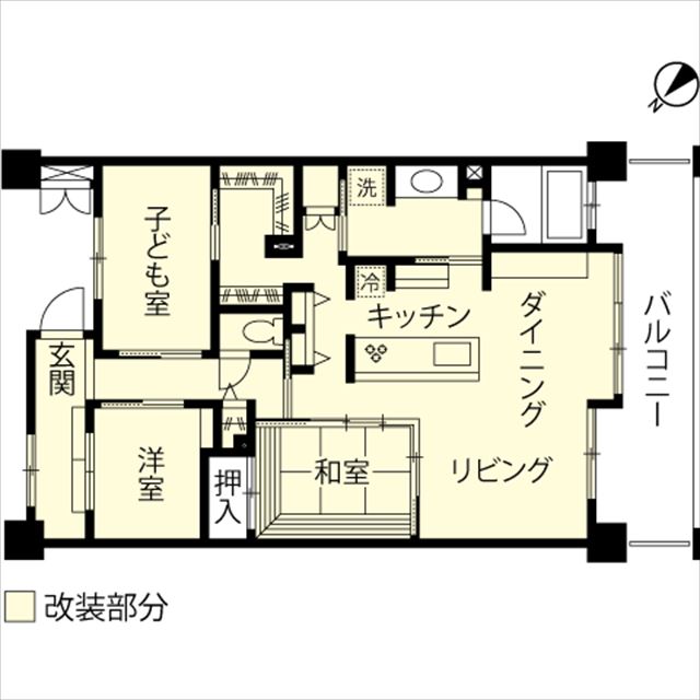 リノベーション施工事例｜ウォークスルークローゼット｜マンションリノベーション