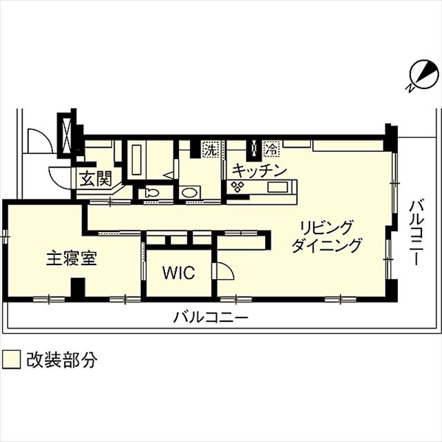 リノベーション施工事例｜ウォークスルークローゼット｜マンションリノベーション