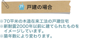 戸建ての場合
