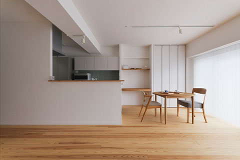 回遊動線で暮らしも風通しもスムーズに