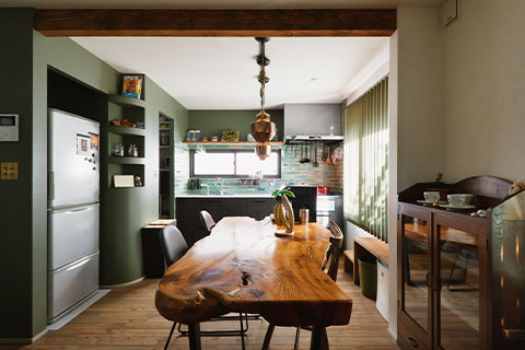 受け継ぎ、レトロに包まれる暮らし