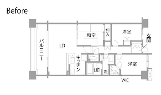 Before間取り図